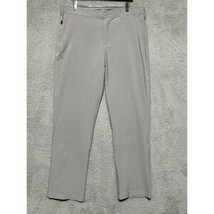 Birdie Bound Pants Mens‎ Size 36x32 Gray Golf Performance Stretch